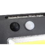 Solar Powered COB 24LED vízálló mozgásérzékelős kültéri fali lámpa