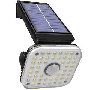 Extra fényes, napelemes, mozgásérzékelős kültéri lámpa LF-1750B
