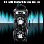 Wireless Bluetooth Speaker MS - 161BT FM Radio -  BLACK 