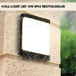 Vízálló kültéri / beltéri  LED fali lámpa 18W műanyag Energiatakarékos WW / WH IP65
