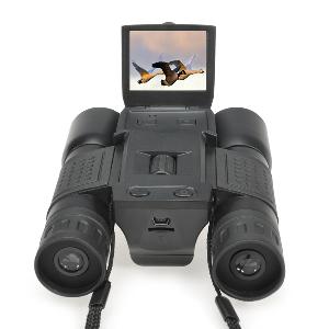 Távcső kamerával, 1080P digitális fényképezőgép 2.0 "LCD 5MP zoom 12x32 DV teleszkóp