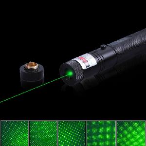 Green Laser Pointer cserélhető fejrésszel (1000mw 532nm)
