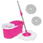Magic MOP 2 felmosófej Pink  Mágikus Press forgatható fogantyú, Szárító Cleaner Bucket
