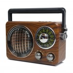 Nagy retro rádió formájú Bluetooth hangszóró és zenelejátszó MK-612