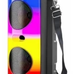 ZQS-4248 LED-es Bluetooth-os party hangszóró karaoke mikrofonnal és távirányítóval - Super Bass Speaker