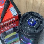 Hordozható RGB Party Hangszóró/Hangfal mikrofonnal ZQS-6210W BT